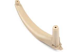 TZYSZDB Beige Interior Door Pull Handle for BMW X5 E70 2008-2013,Inner Door Handle Car Trim Grab Cover for BMW X6 E71 E72 2008-2014(Left)