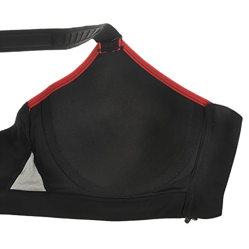 SYROKAN Damen Reißverschluss Sports BH – Ringerrücken Active Top Zipped BH - 4