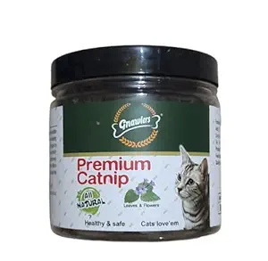 Gnawlers Premium Healthy & Safe Catnip for Cat, 30gm