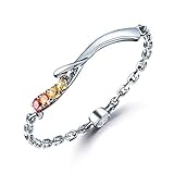 AnazoZ FINERING 18k Gold Damen-Ring Echt Saphir 0.07 Karat Diamant Trauringe Eheringe Hochzeit Verlobung für Frauen Ringgr. 57 (18.1) Ringschmuck