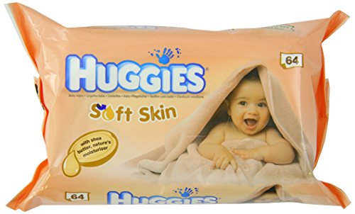 Huggies Soft Skin Baby Wipes x 64
