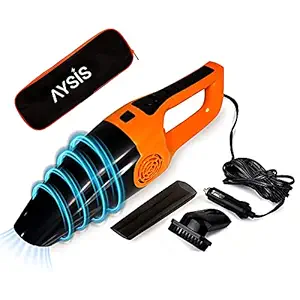 Owme TaoHorse Power Portable 12V Car Vacuum Cleaner with Powerful Suction for Wet & Dry Automatic Cleaning (Aysis Car Vacuum, Aysis Car Vacuum)