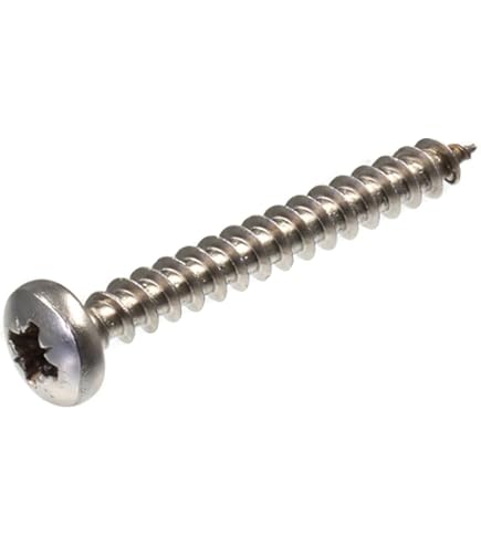 Viti Per Truciolato 5x50mm - Acciaio Inox A2, 150 Pezzi, Testa TX, Filettatura Completa - Foto 3