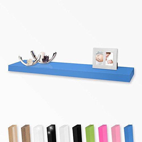 Wandboard, Wandregal, Steckboard, in verschiedenen Farben und Längen, Länge:60cm, Farbe:Sonoma - 2