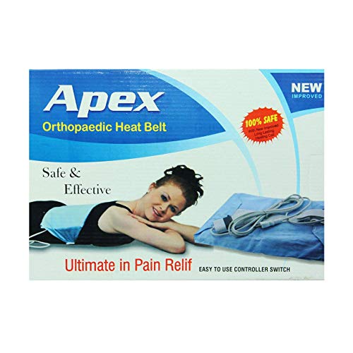 APEX Heat Therapy Orthopaedic Pain Reliever Electric Heating Pad with Belt and Temperature Controller for Joints, Muscle, Back, Leg, Shoulder, Knee, Wrist, Cramps and Neck Pains (Regular Size Large) RS.565.00