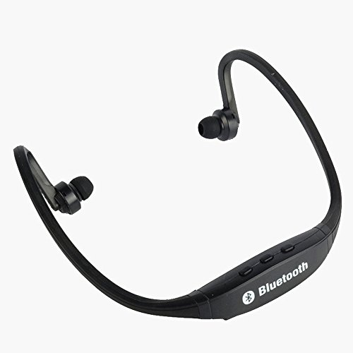 Preisvergleich Produktbild Bluetooth Kopfhörer, Dewanxin Wireless Kopfhörer Bluetooth Stereo Sportkopfhörer In Ear Halsband Sport Ohrhörer Rauschunterdrückung Noise CancellingNachhängen Sport Bluetooth Headset Joggen, Workout, Fitness, Headphones (Schwarz)