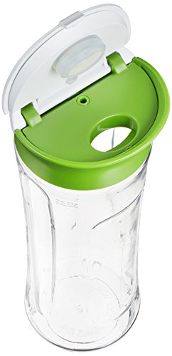 AmazonBasics – Ersatzflasche für den „Mix & Go“-Mixer, 600 ml, Farbe: Transparent, 2er-Pack - 3