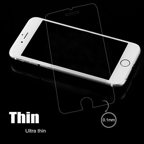 iPhone 6 6s Panzerglas Schutzfolie, LFOTPP 0,1mm Glas Panzerglas Displayschutzfolie für Apple iPhone 6 6s 4,7 Zoll , 9H Härte, 3D Touch Kompatibel [1-Stück, klar] - 2