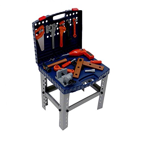 Oypla Childrens Kids Play Toy Workbench Tools Kit Workshop Playset