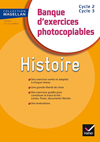 Télécharger Magellan Histoire CE/CM Banque d'exercices éd. 2015 - Fichier photocopiable PDF