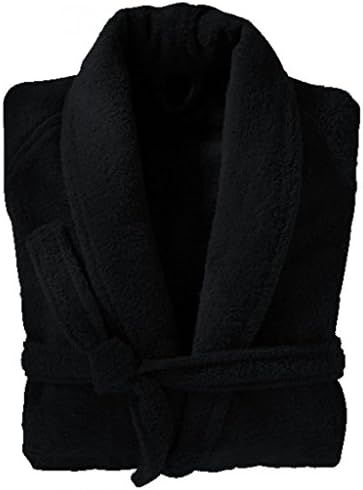Shumaxx Men's Ladies Bathrobe Dressing Gown Combed Egyptian Cotton Terry Towelling Shawl Collar Bath Robe
