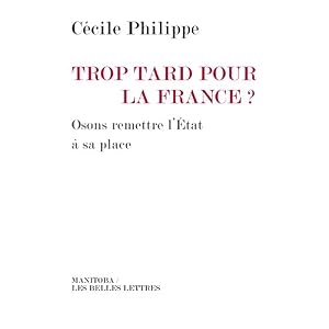 Trop tard pour la France?: Osons remettre l'État à sa place (ENTREPRISE ET S)
