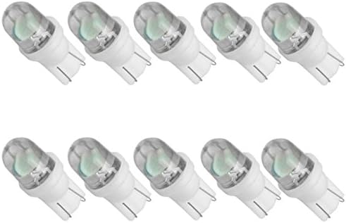 10 x Car LED 501 T10 W5W Wedge White Xenon Sidelight Bulbs