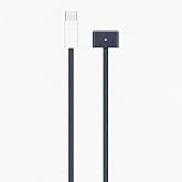 Coverzone USB-C to MagSafe 3 Uyumlu Manyetik Şarj Kablosu 2 Metre, MacBook ile Uyumlu Hızlı Şarj Kablosu, LED Şarj G&ouml;stergeli