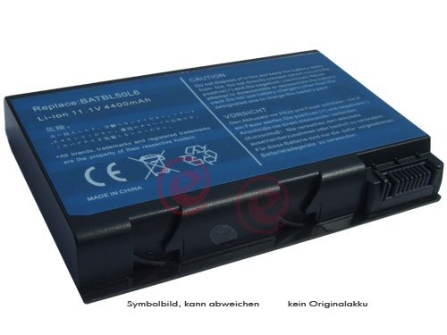 Vinitech Akku für Acer Aspire 3100 5100 5110 5610 5630 5680 3690 11,1V 4400mAh