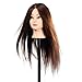 Goodofferplace® 2 x 85% Professional Real Hair 22Inch Hairdressing Training Mannequin Head Hairdresser Training Heads w/Clamp For College and Professional Use