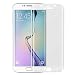 Produktbild Full Screen Gebogene Hartglas Displayschutzfolie für Samsung Galaxy S6 Edge, Aohro Komplett Panzerglas Schutzfolie Schutzglas Folie 9H Tempered Glass Display Schutz 0,3mm Dünn, Weiß (White) [1-Pack]