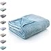 Produktbild DecoKing 43882 150x200 cm Kuscheldecke Mikrofaserdecke Fleece Felloptik Kunstfell Decke Fleecedecke Wohndecke Microfaser weich sanft flauschig kuschelig türkis Turquoise Fluff