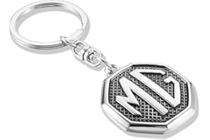 XIANGPICHI 3D Chrome Car Logo Alloy Key Ring Keychain Car Accessories
