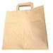 Produktbild Extiff Einkaufstasche, Kraftpapier, mit flachen Griffen, 26 x 17 x 25 cm, Geschenktasche, braun, 100