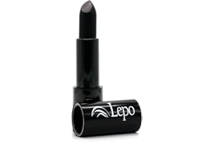 LEPO | Rossetto Cambiacolore Nero con Estratto di Aloe, Olio di Oliva Insaponificabile e Vitamina E, Labbra Che Si Illuminano e Si Idratano con una Sola Applicazione