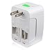 Produktbild Deanyi Tragbare Reise-Adapter Weltweit All in One Universal Power Adapter AC-Stecker Internationale Ladegerät für Männer und Frauen - Weiß Sehr erschwinglich und nützlichsten Reise-Wandlers