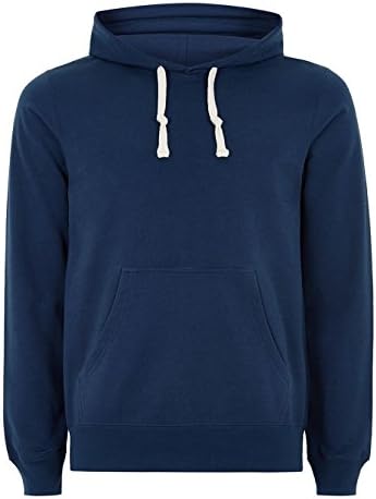 New Ladies Navy Fleece Gymwear Hooded Sweatshirt L XXL (Navy, XX-Large)