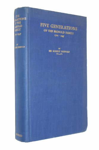 Download FIVE GENERATIONS OF THE BIGNOLD FAMILY 1761-1947, AND THEIR CONNECTION WITH THE 'NORWICH UNION'. Download FIVE GENERATIONS OF THE BIGNOLD FAMILY 1761-1947, AND THEIR CONNECTION WITH THE 'NORWICH UNION'.