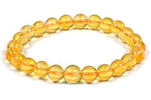 JOYASMINERALES Joyas Minerales Bracelet en Pierres Naturelles 100% Authentiques - Perles Élastiques - Confort et Élégance | Fil Coréen et Écrin à Bijou Inclus
