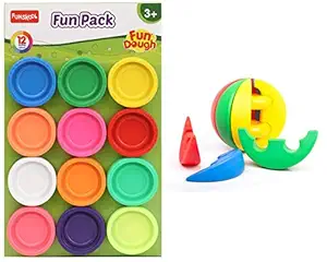 Funskool-Fundough Fun Pack, Multi Colour & Funskool Activity Ball