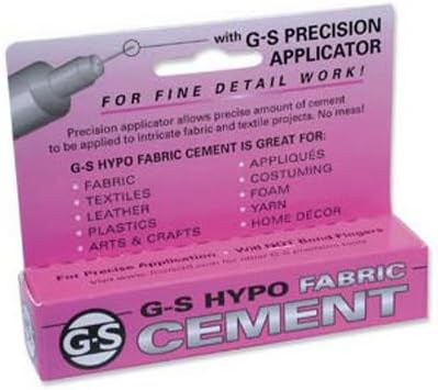 G S Hypo Fabric Cement Glue Precise (Rhinestones)