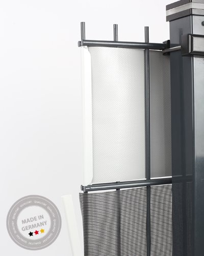 Sichtschutz SIGMA für Doppelstabmatten 26 lfdm in silber, „Made in Germany“ - 7