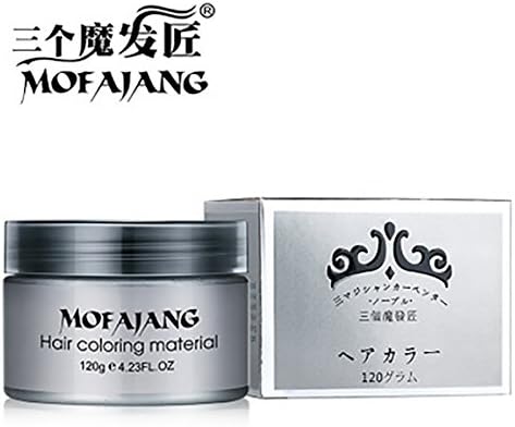 Wanghong new style 120g Hair Wax Men and Women Professional Hair Pomades, Long-lasting Moisturizing Modelling Hair Styling Fluffy Matte Hair Mud Gel Cream (green)