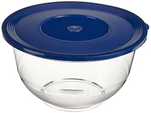 Emsa 503715 Salatschale mit Deckel, Glasklarer Kunststoff, 3.5 Liter, Ø ...
