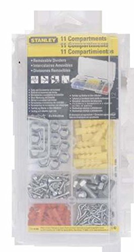 Stanley Organizer mit 11 Fächern, transparent, 2 verschiedene Fächergrößen, 21×3.5×11.5, für Kleinteile, 1-92-888 - 2
