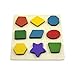 Gogogo 3D Wooden Jigsaw Puzzle Shape Pattern Color Cognitive and Matching Toy for Toddler Baby Kids Toy