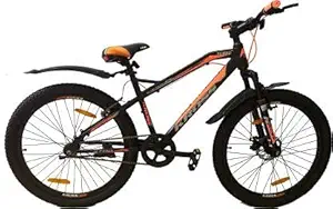 Kross Xceed 26T Single Speed Cycle Front Suspension & Disc Brake Bicycle Mountain Bike Black, Age 13+ Years