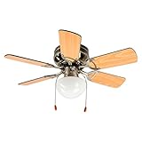 ✔ Die hochwertige Optik dieses Ventilators überzeugt in jedem Raum. Von Wohnzimmer über Esszimmer, Flur, Küche oder auch im Bad. Dieser Ventilator fügt sich perfekt in jede Umgebung ein.