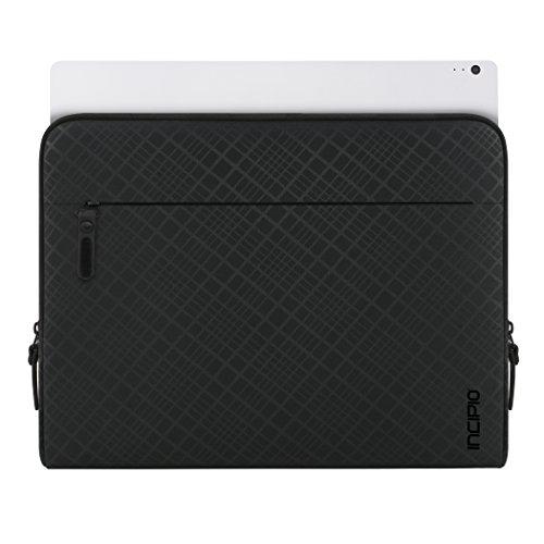Incipio Holden Sleeve für Microsoft Surface Book in schwarz – von Microsoft zertifizierte Schutzhülle [Außentasche | Reißverschluss | Nylon-Außenseite | Gepolstert | Verschiedene Farben] – MSB-100-BLK - 3
