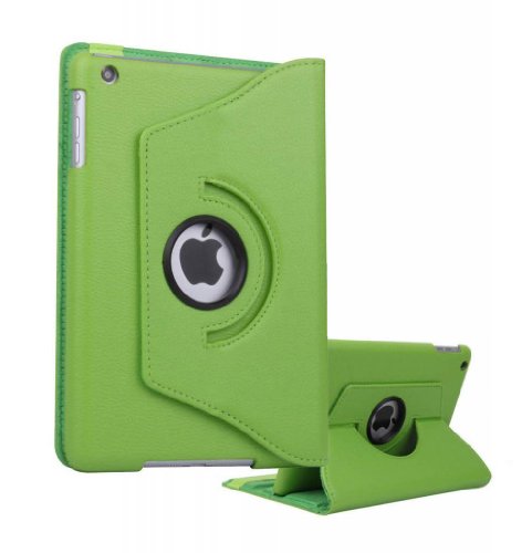 Attractive Quality Apple New Ipad Apple IPAD Air 2/ Ipad 6 (2014-15) 360 Degree rotation Green Horizontal & Vertical View Leather Cover For Apple New Ipad Apple IPAD Air 2/ Ipad 6 (2014-15) by G4GADGET®