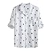 Produktbild R-Cors Herren Hawaiihemd Kurzarm Blumen beiläufige Hemden Aloha Hemd für Strand Party Feiertag | Herbst Winter Casual Umlegekragen Button Top Bluse