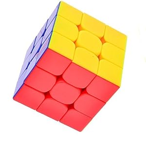 Vdealen – Cubo mágico con 6 colores diferentes, sin pegatinas fastidiosas