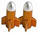 Price comparison product image Savage Exocet Rocket Valve Caps Schraeder - Orange , SCHRADER