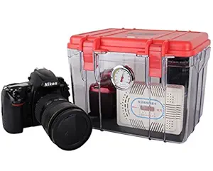 Lifestyle-You Dry Box Cabinet for Moisture & Fungus Control for DSLR Cameras & Lens. Includes Rechargeable Electronic Dehumidifier