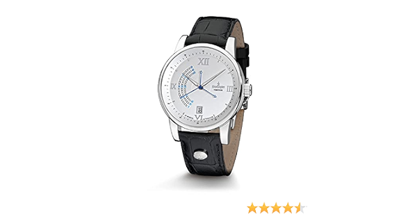 Kronsegler Vertigo Automatik stahl-silbern mit Lederband : Amazon.it:  Orologi