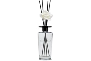 COCOD'OR COCODOR Black Edition White Flower Reed Diffuser/April Breeze / 16.9oz(500ml) / 1 Pack/Home & Office Decor Aromatherapy Diffuser Oil Gift Set/Large Size, Large Capacity, Big Size Diffuser