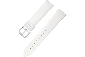 BEGISA 8/10/12/13/14/15/16/17/18/19/20/21/22mm Bracelets de montre en cuir véritable doux pour la peau pour remplacer le bracelet de montre à quartz pour femme