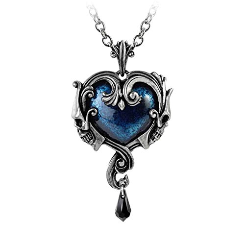 Alchemy Gothic du Coeur Collier Affaire Étain Pendentif