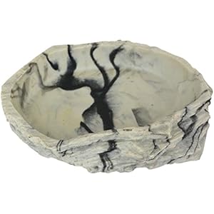 Lucky Reptile WDG-5 Water Dish Granit, Wassernapf oder Futternapf für Terrarien, maxi