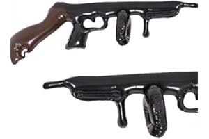 PARTY PERFECTO INFLATABLE TOMMY GUN Blow Up Gangster Machine Guns Stag Hen Fancy Dress Party